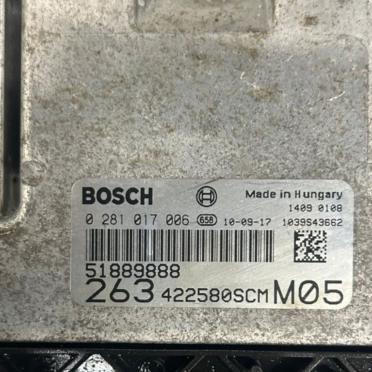 Centralina ecu motore fiat doblo 1.6 diesel cod:51889888 (2009 > 2022) - F&P CRASH SRLS - Ricambi Usati