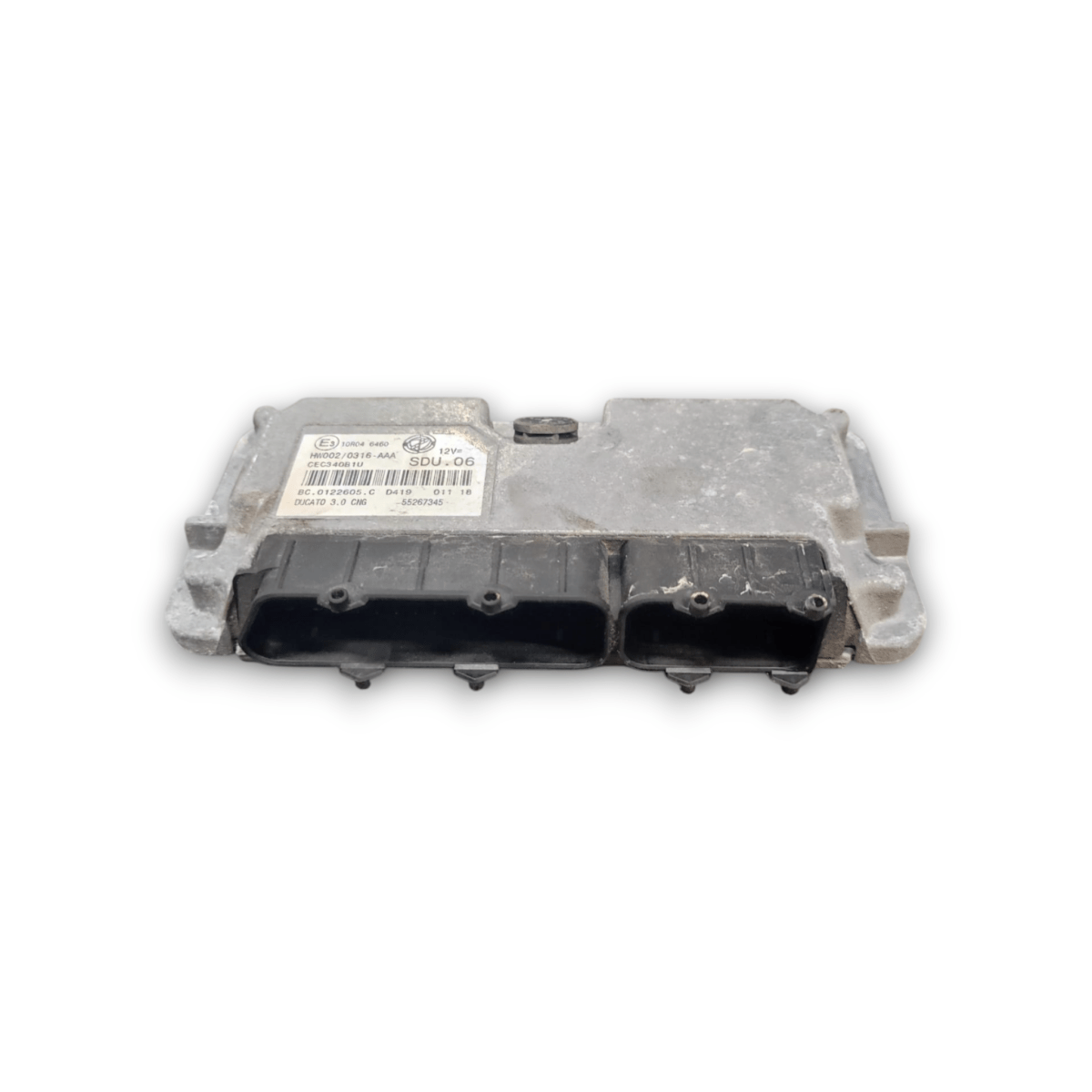 Centralina ecu motore fiat ducato 3.0 benzina / metano cod: 55267345 (2014 - ) - F&P CRASH SRLS - Ricambi Usati