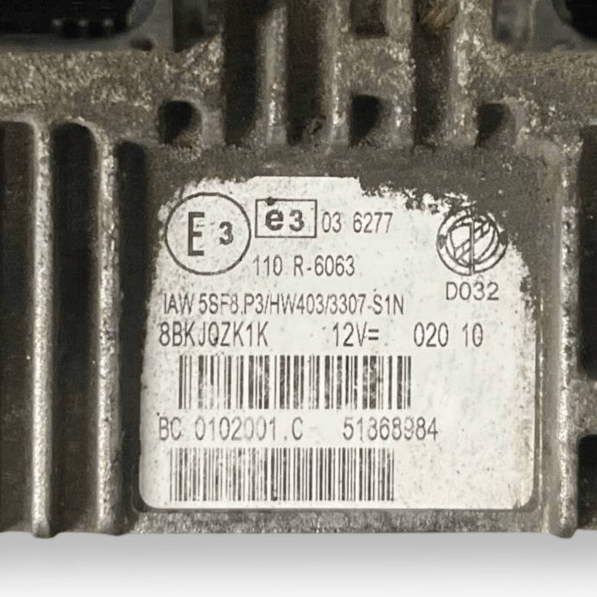 Centralina Ecu Motore Fiat Fiorino II 1.4 Benzina - Gpl (2007 - ) cod: 51868984 - F&P CRASH SRLS - Ricambi Usati