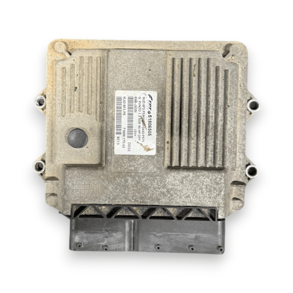 Centralina ecu motore Fiat Grande Punto 1.3 diesel cod.51806505 (2005 - 2018) - F&amp;P CRASH SRL - Ricambi Usati