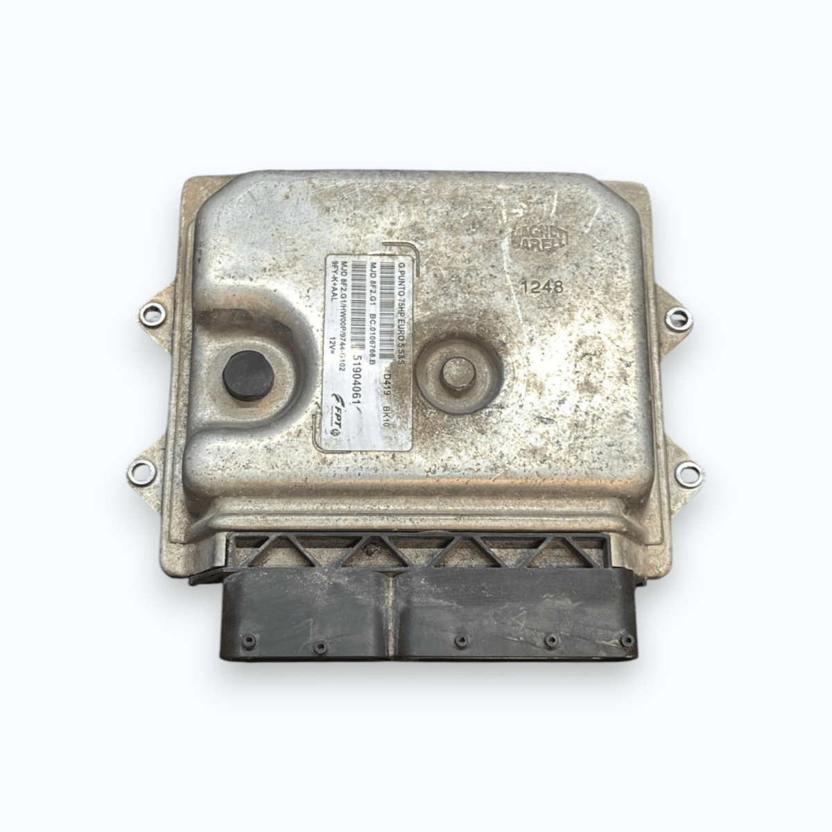 Engine ECU control unit Fiat Grande Punto 1.3 diesel code:51904061 (2005 - 2018) - F&P CRASH SRL - Used Spare Parts