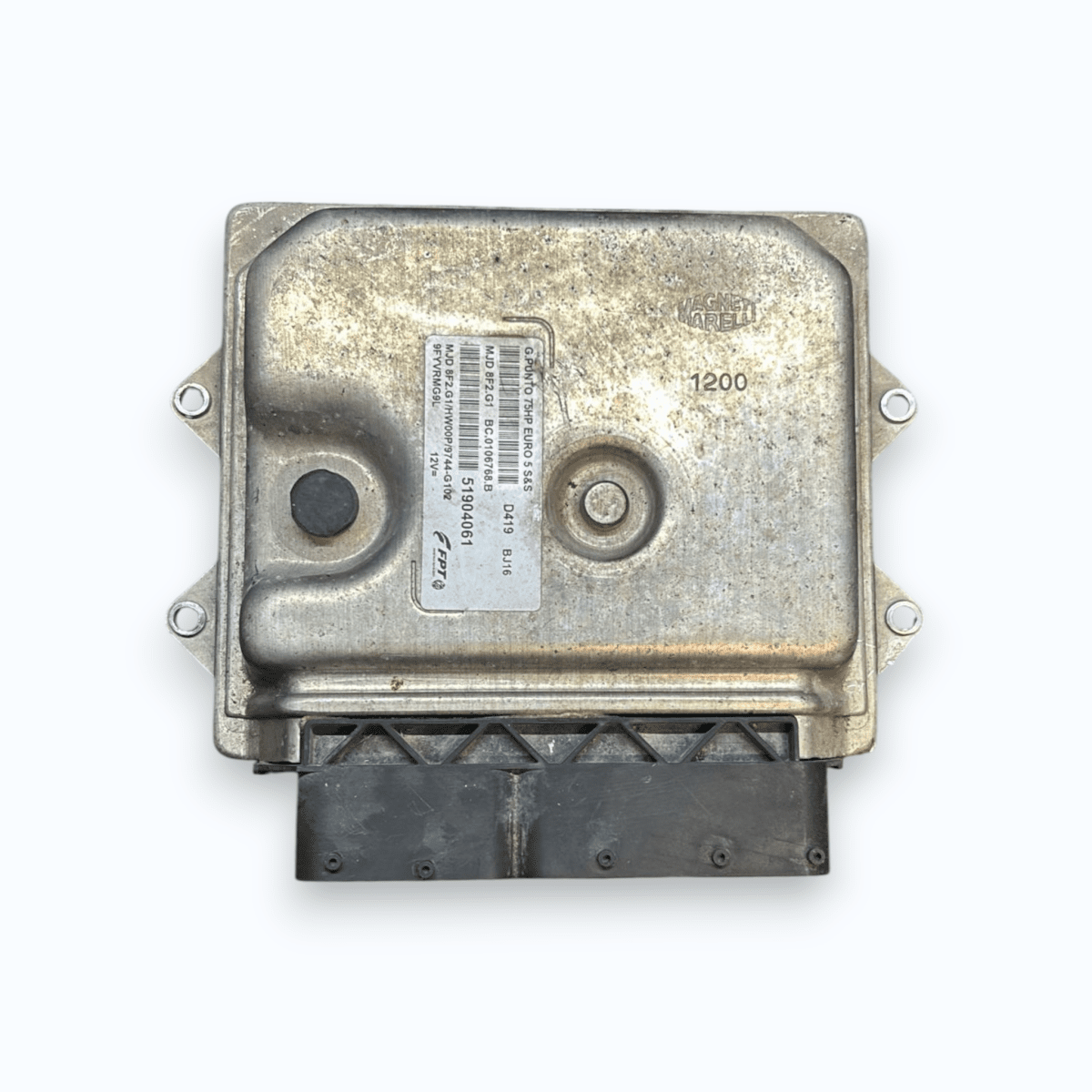 Centralina ecu motore fiat grande punto 1.3 diesel cod:51904061 (2005 - 2018) - F&P CRASH SRL - Ricambi Usati