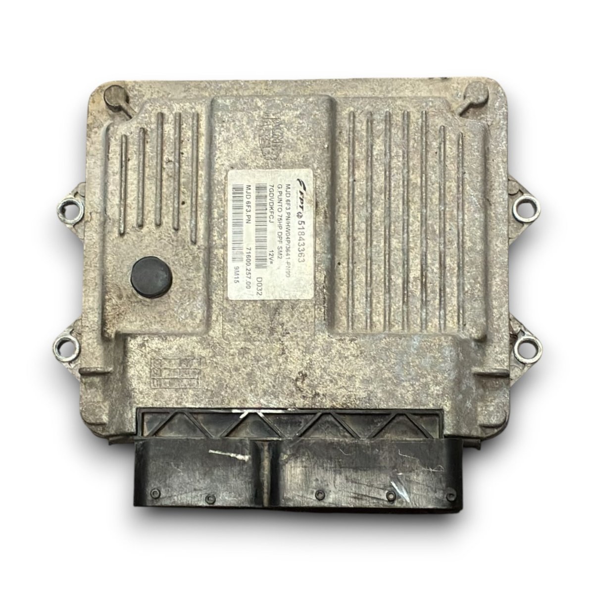 Centralina ecu motore fiat grande punto cod . 51843363 1.3 diesel (2005 > 2018) - F&amp;P CRASH SRL - Ricambi Usati