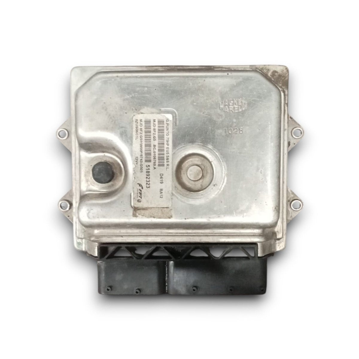 Engine ECU control unit fiat grande punto code . 51892323 1.3 diesel (2005 > 2018) - F&P CRASH SRL - Used Parts