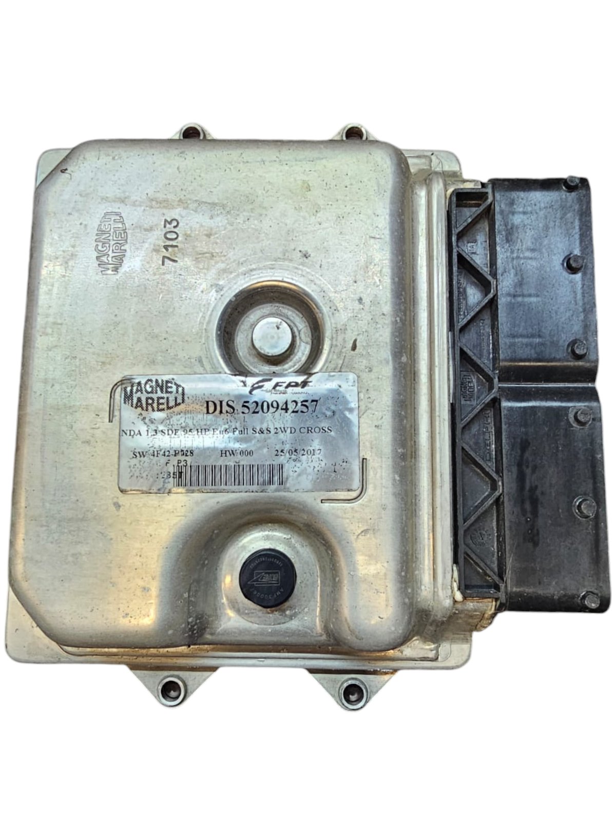 Centralina ECU Motore Fiat Panda Cross 1.3 Diesel (2012 - &gt;) Cod:52094257 - F&amp;P CRASH SRLS - Ricambi Usati