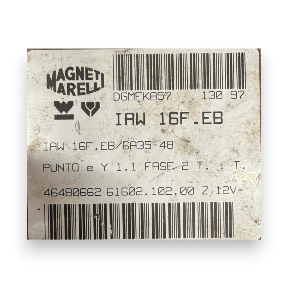 Centralina ecu motore Fiat Punto 1.1 benzina cod.46480662 (1993 - 1999) - F&P CRASH SRL - Ricambi Usati