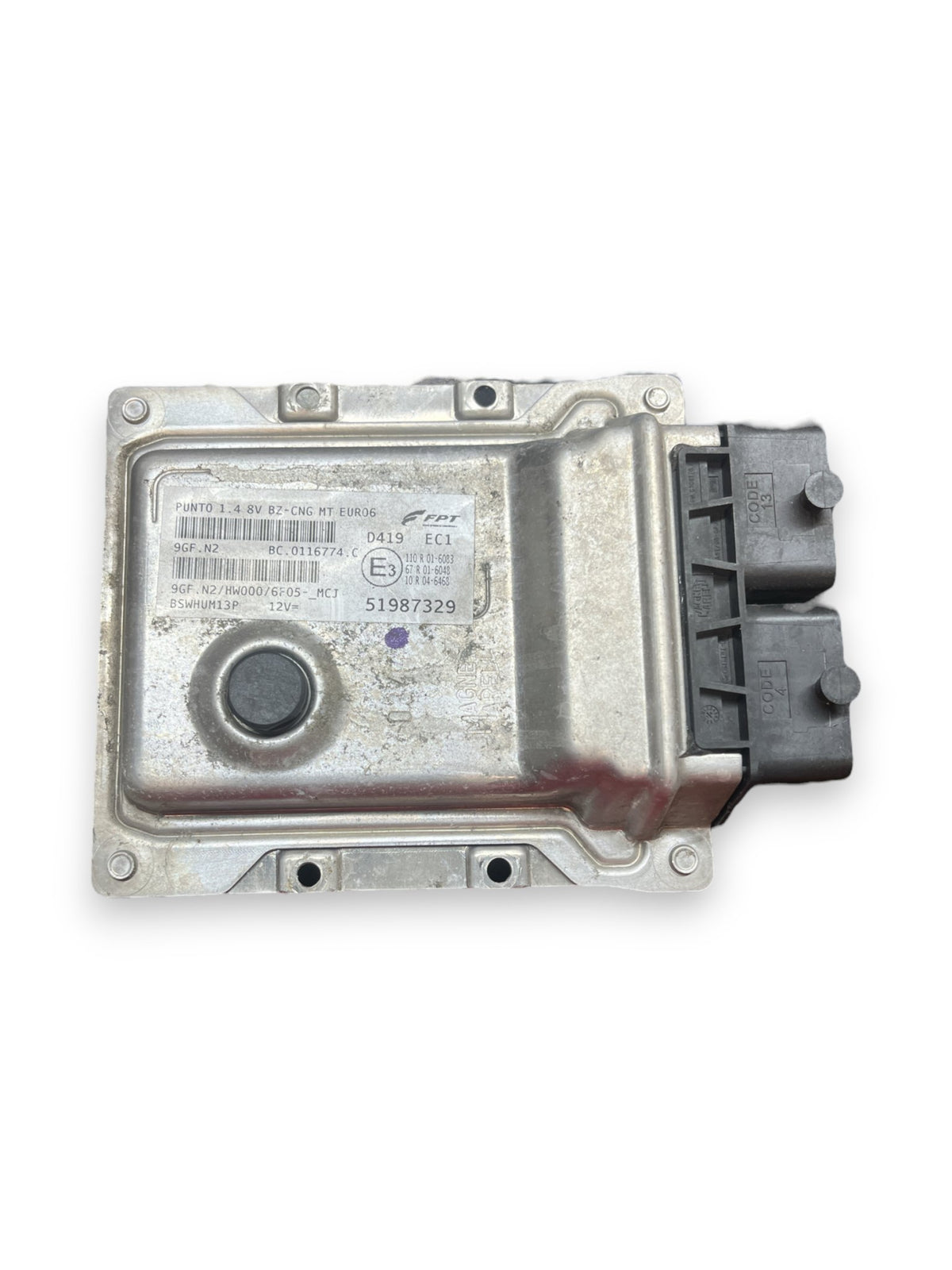 Centralina ECU Motore Fiat Punto Evo 1.4 benzina (2012) COD:51987329 - F&amp;P CRASH SRLS - Ricambi Usati