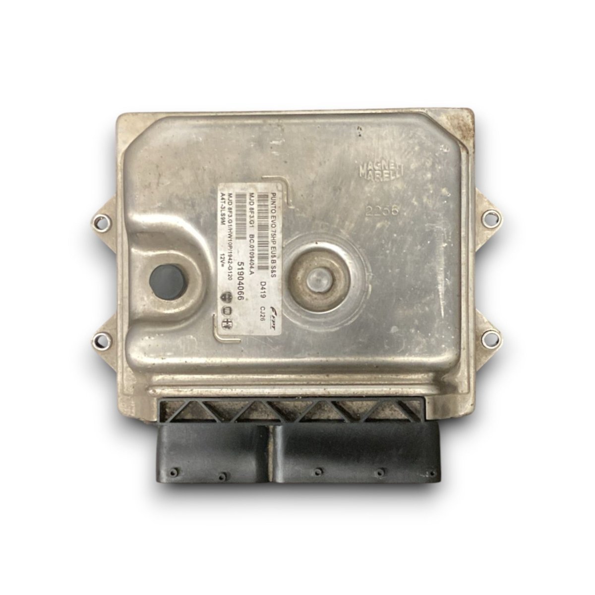 Engine ECU control unit fiat punto evo code . 51904066 1.3 diesel (2012 >) - F&amp;P CRASH SRL - Used Parts