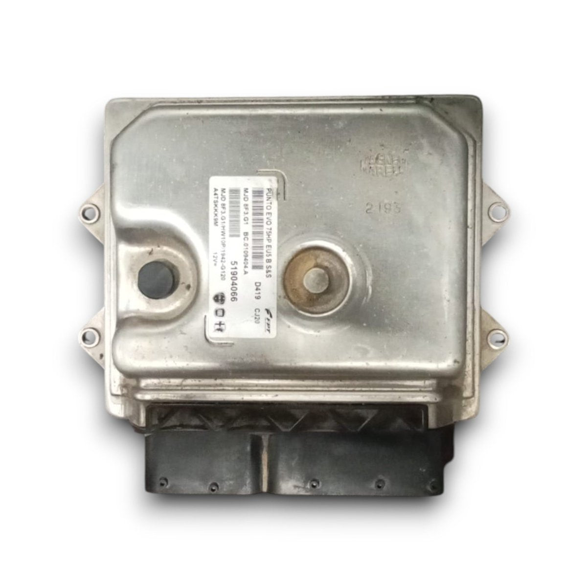 Centralina ecu motore fiat punto evo cod . 51904066 1.3 diesel (2012 >) - F&P CRASH SRL - Ricambi Usati