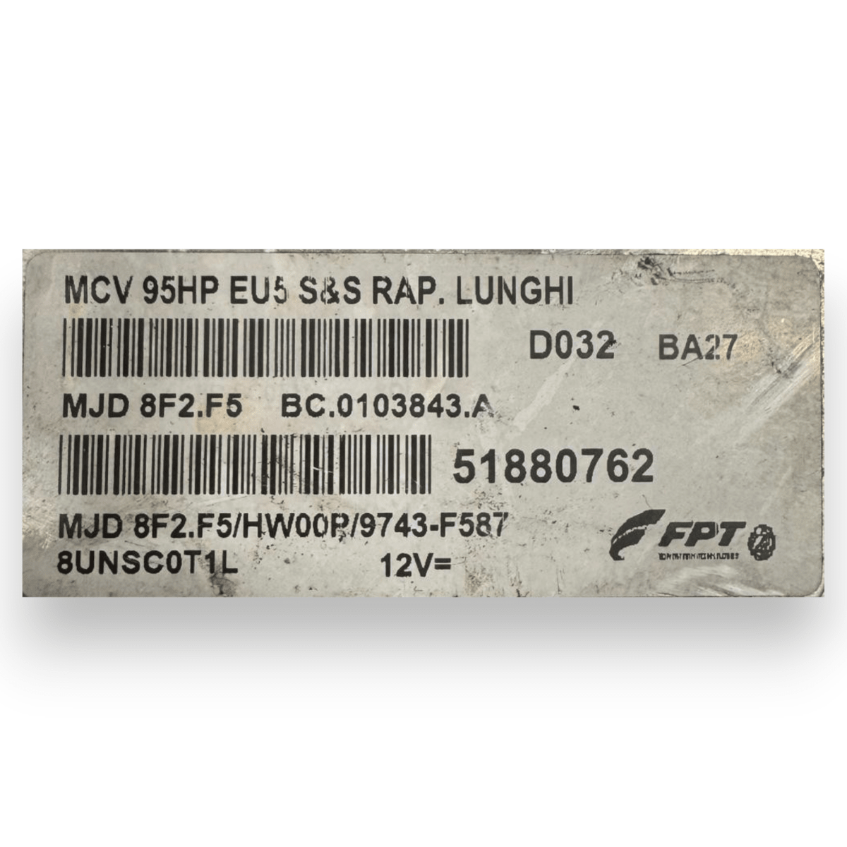 Centralina ecu motore Fiat Qubo 1.3 diesel cod.51880762 (2008 - 2019) - F&P CRASH SRL - Ricambi Usati