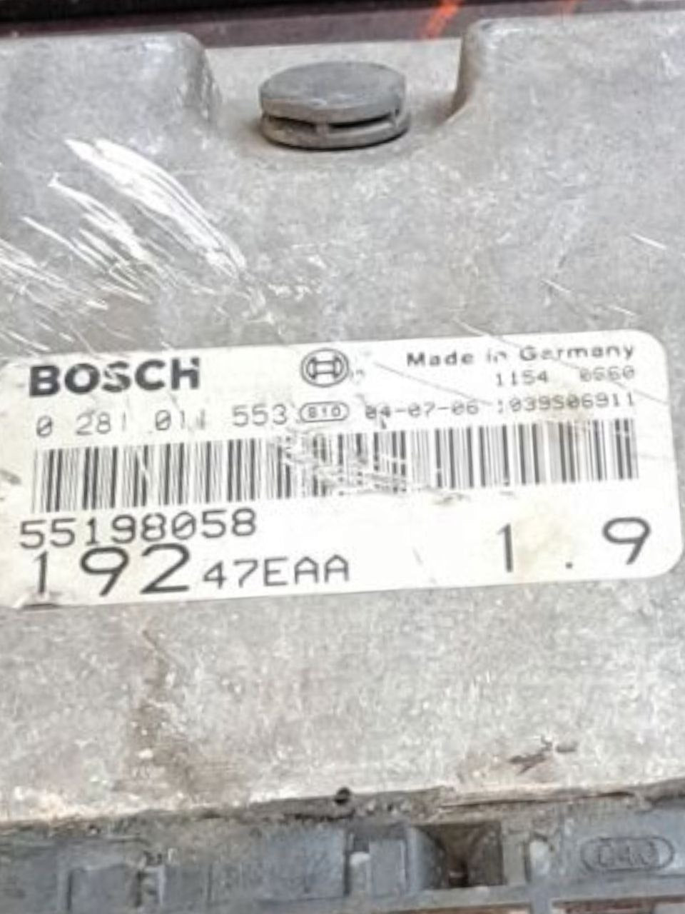 Centralina Ecu Motore Fiat Stilo 1.9 diesel ( 2006 ) COD:55198058 - F&P CRASH SRLS - Ricambi Usati