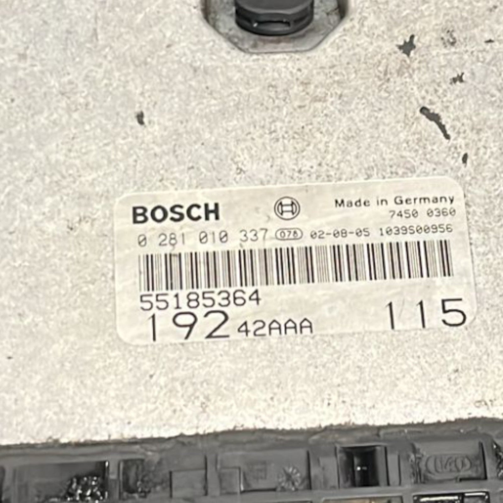 Centralina ECU Motore Fiat Stilo cod:0281010337 1.9 Diesel (2001 >2010) - F&P CRASH SRLS - Ricambi Usati