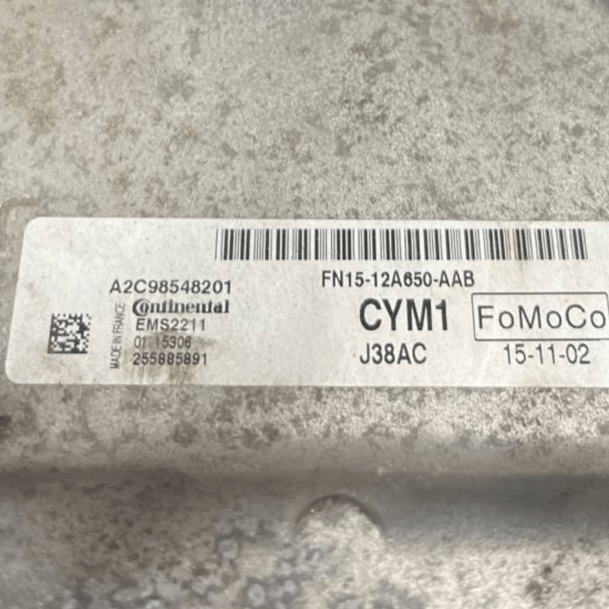 Centralina Ecu Motore Ford Ecosport II 1.0 Benzina (2012 al 2022) cod: FN15 - 12A650 - AAB - F&P CRASH SRLS - Ricambi Usati