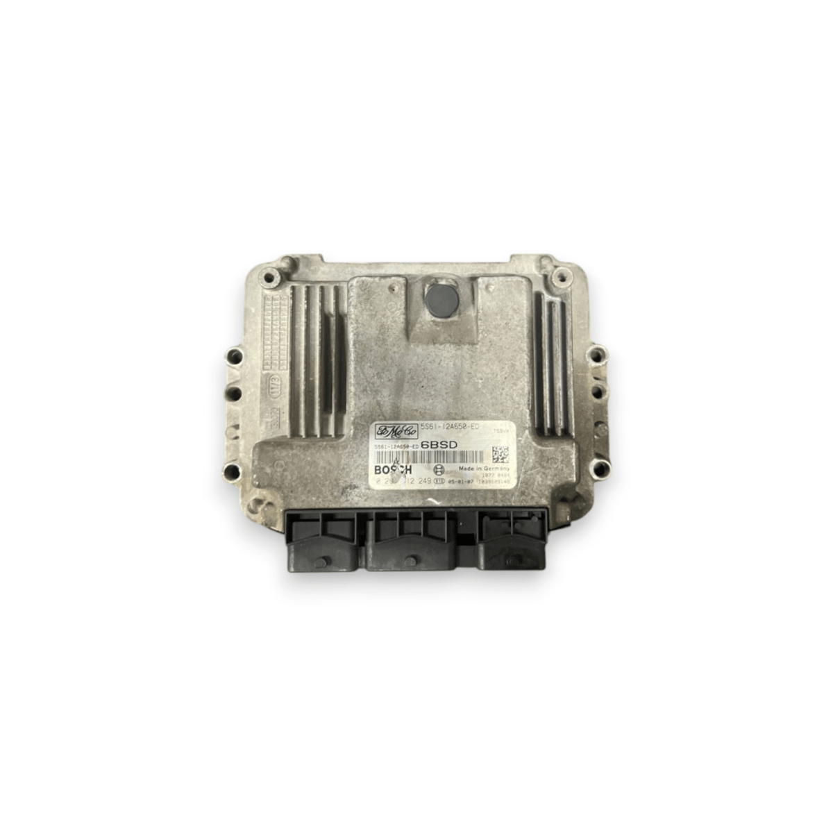 Engine ECU Control Unit Ford Fiesta V 1.6 Diesel (2002 to 2007) code: 5S61 - 12A650 - ED - F&P CRASH SRL - Used Parts