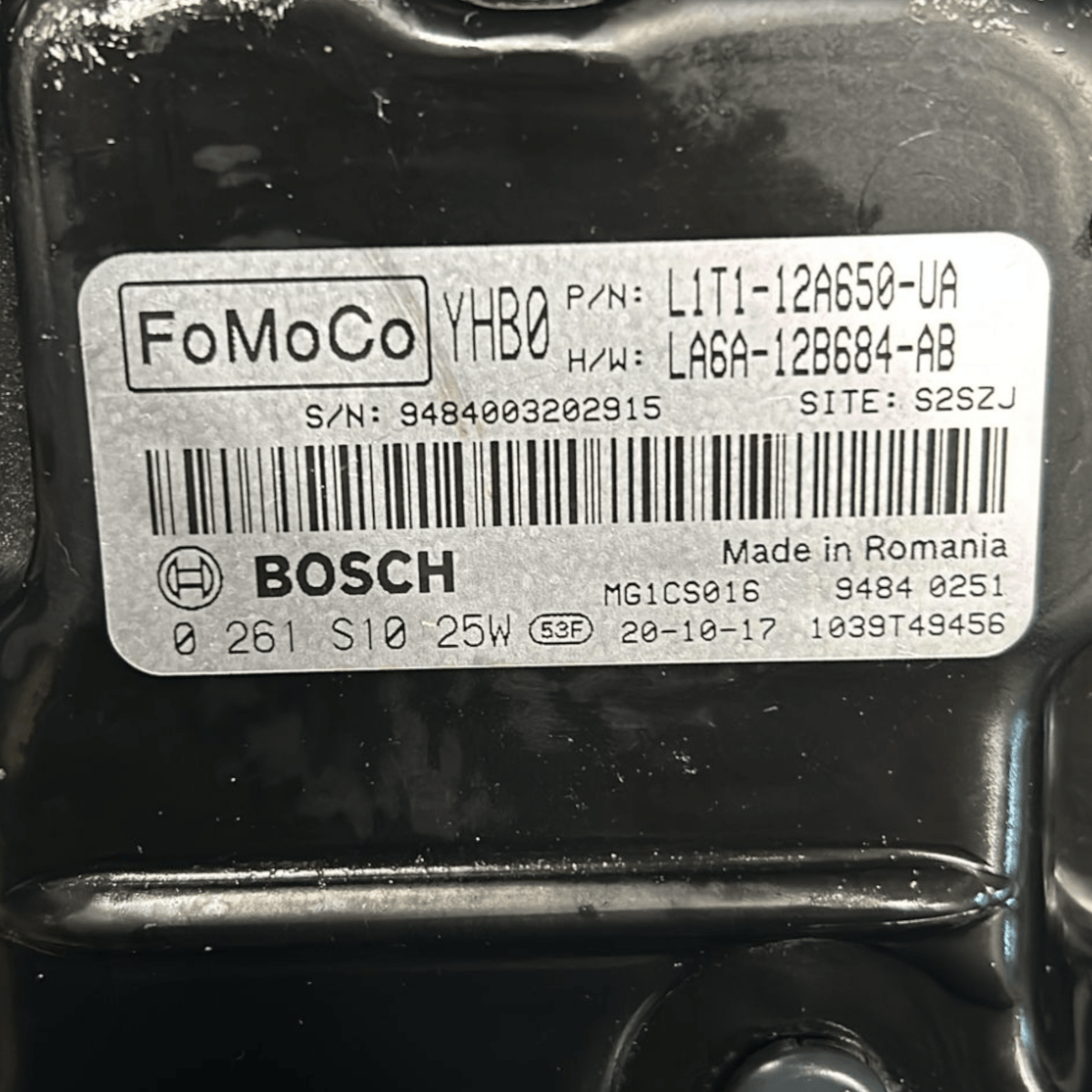 Centralina ECU Motore Ford Puma 1.0 Benzina (2019 >) cod:0261S1025W - F&P CRASH SRLS - Ricambi Usati