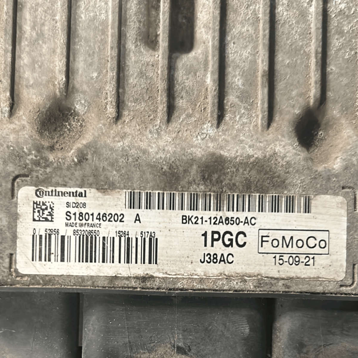Centralina ECU Motore Ford Transit 2.0 Diesel cod:BK21 - 12A650 - AC (2012 > 2018) - F&P CRASH SRLS - Ricambi Usati
