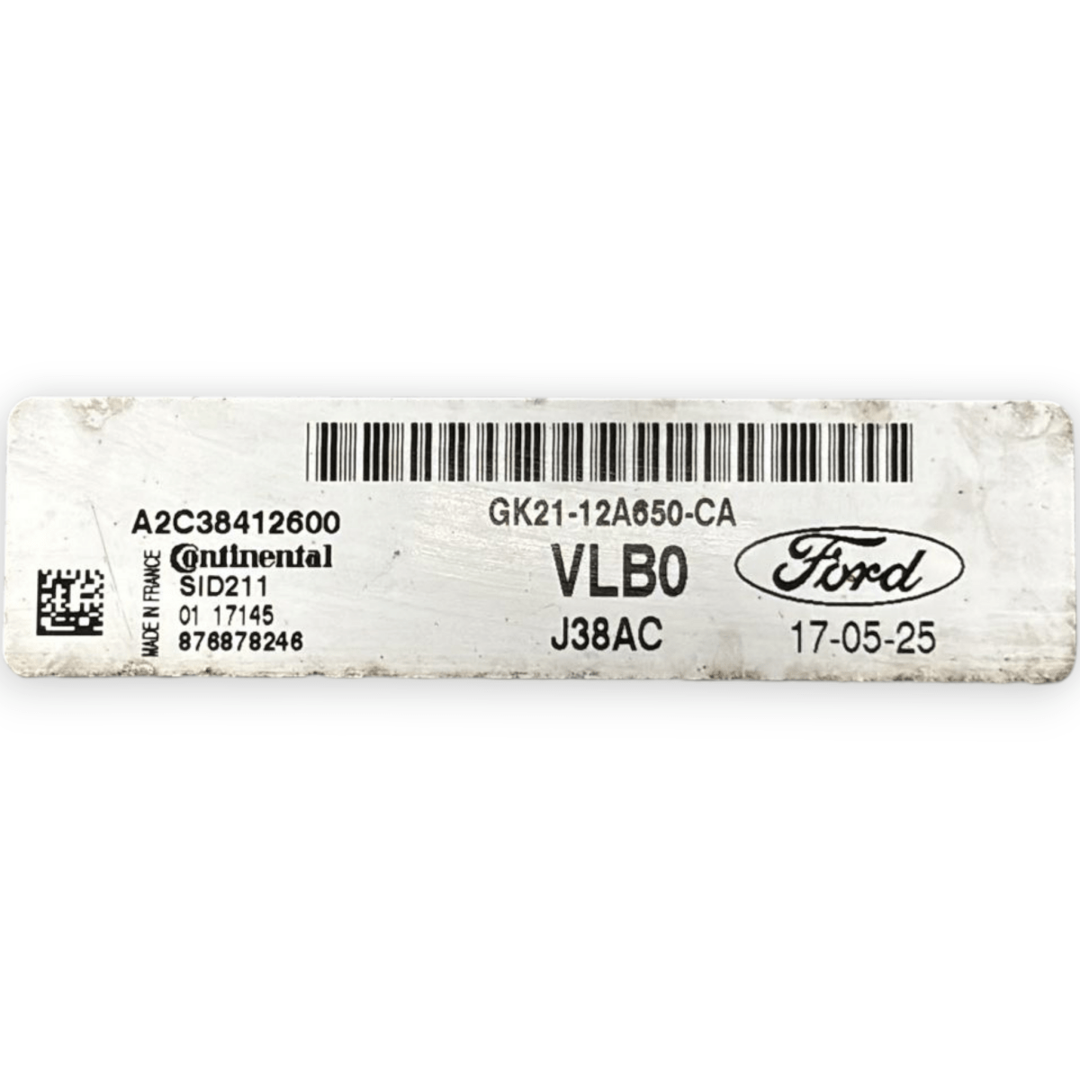 Centralina ecu motore ford transit custom 2.0 diesel cod:gk21 - 12a650 - ca (2012 - 2022) - F&P CRASH SRL - Ricambi Usati