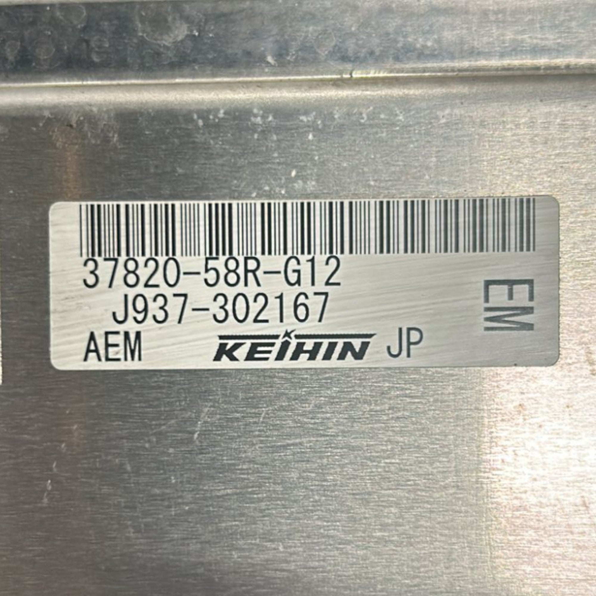 Centralina ECU Motore Honda Jazz III cod.37820 - 58R - G12 1.3 Benzina (Sigla Motore : L13B2) (2013 > 2019) - F&P CRASH SRLS - Ricambi Usati