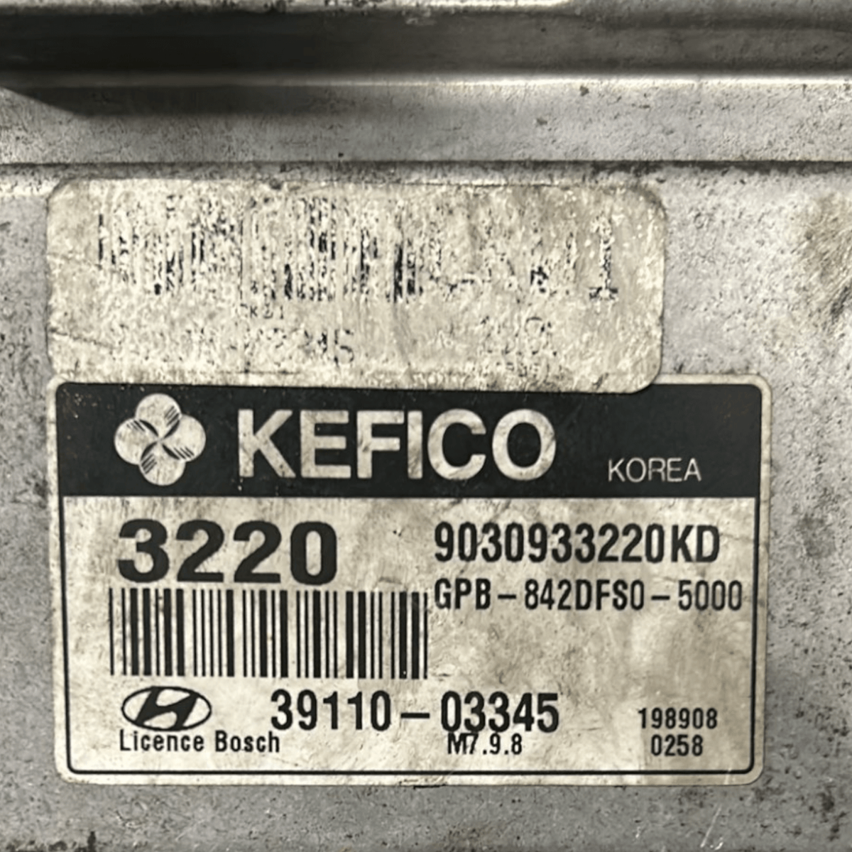 Centralina ECU Motore Hyundai I20 1.2 Benzina cod:9030933220KD (2008 > 2014) - F&P CRASH SRLS - Ricambi Usati