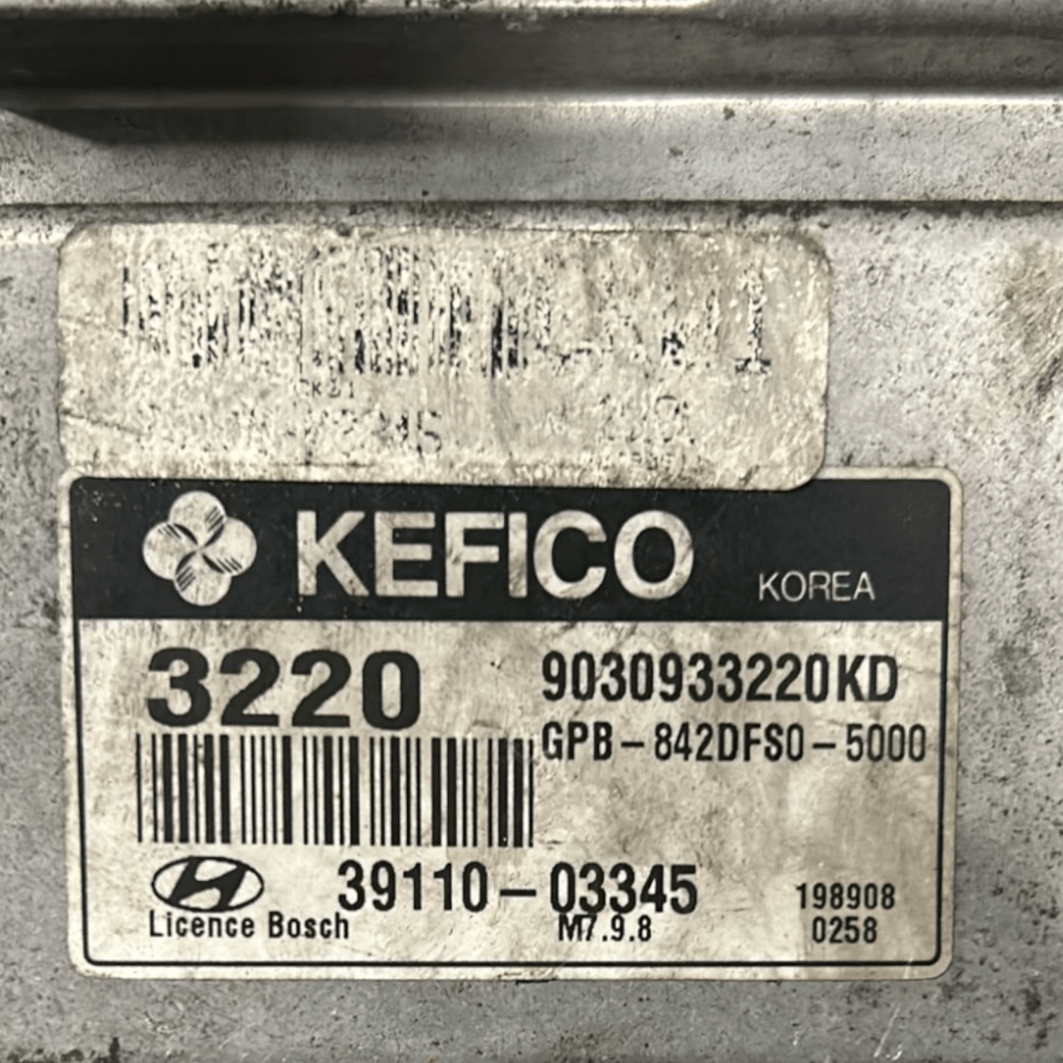 Centralina ECU Motore Hyundai I20 1.2 Benzina cod:9030933220KD (2008 > 2014) - F&P CRASH SRLS - Ricambi Usati