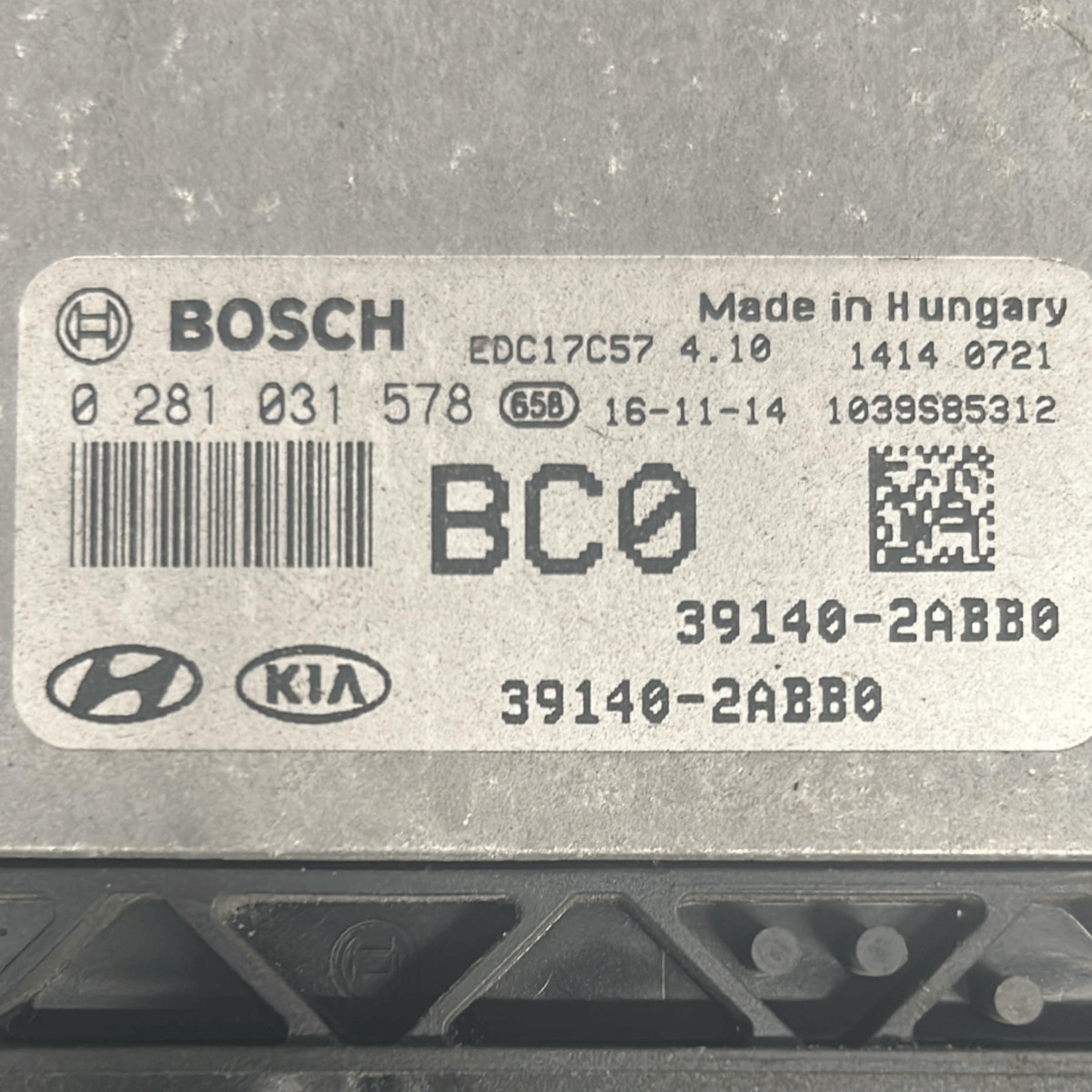 Centralina ECU Motore Hyundai Tucson 1.7 Diesel cod.39140 - 2ABB0 (2015 > ) - F&P CRASH SRLS - Ricambi Usati