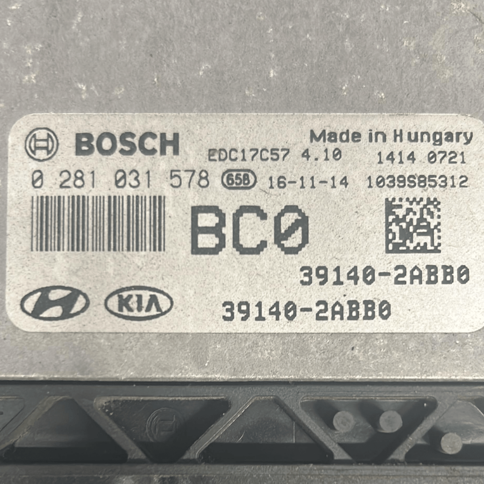 Centralina ECU Motore Hyundai Tucson 1.7 Diesel cod.39140 - 2ABB0 (2015 > ) - F&P CRASH SRLS - Ricambi Usati