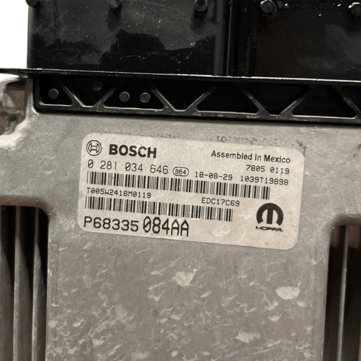 Centralina Ecu Motore Jeep Cherokee KL 2.2 Diesel (2013 - 2023) cod.P68234027AB / 0281034646 - F&P CRASH SRLS - Ricambi Usati