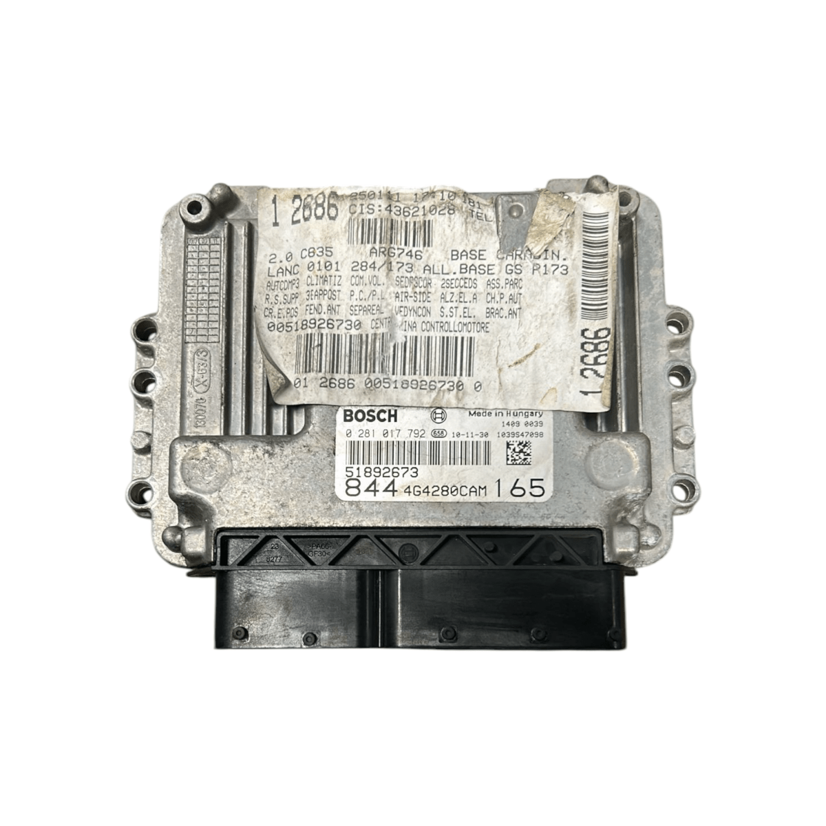 Centralina ecu motore lancia delta 1.6 diesel cod:51892673 (2008 > 2015) - F&amp;P CRASH SRL - Ricambi Usati