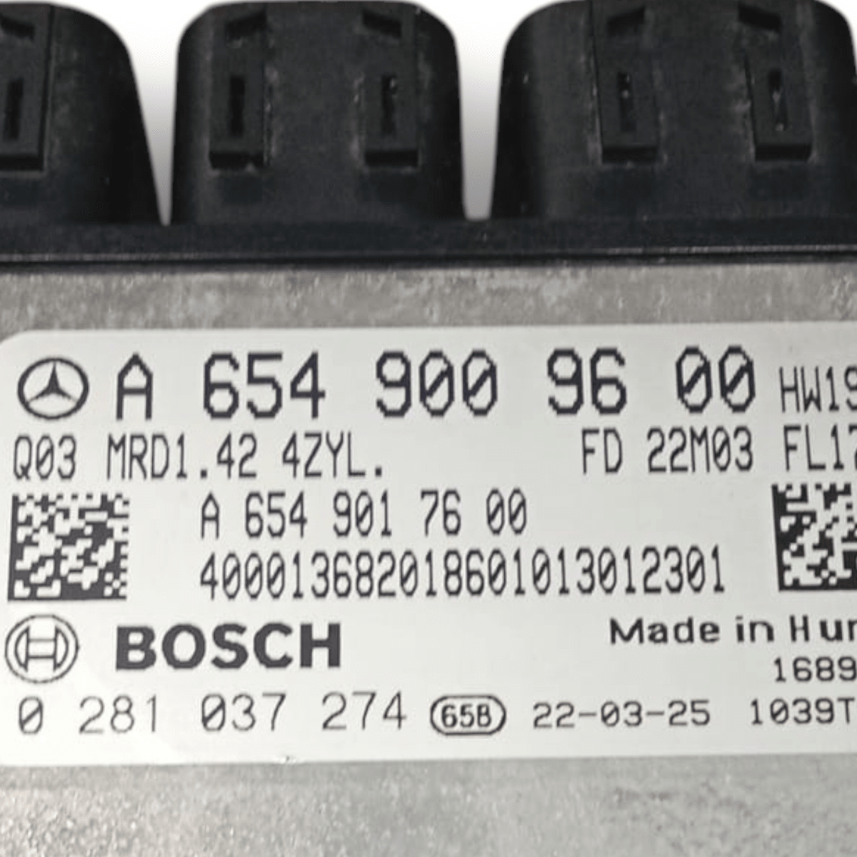Engine ECU control unit Mercedes Benz Class A W177 code: A6549009600 2.0 diesel (2018 >) - F&P CRASH SRL - Used Parts