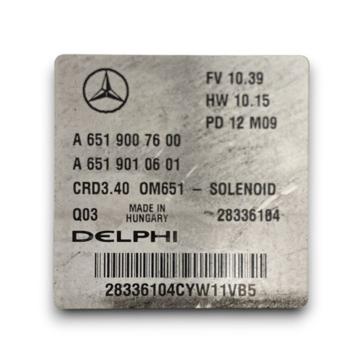 Engine ECU control unit Mercedes Benz Class B W246 code . A6519007600 1.8 diesel (2001 > 2018) - F&P CRASH SRL - Used Parts