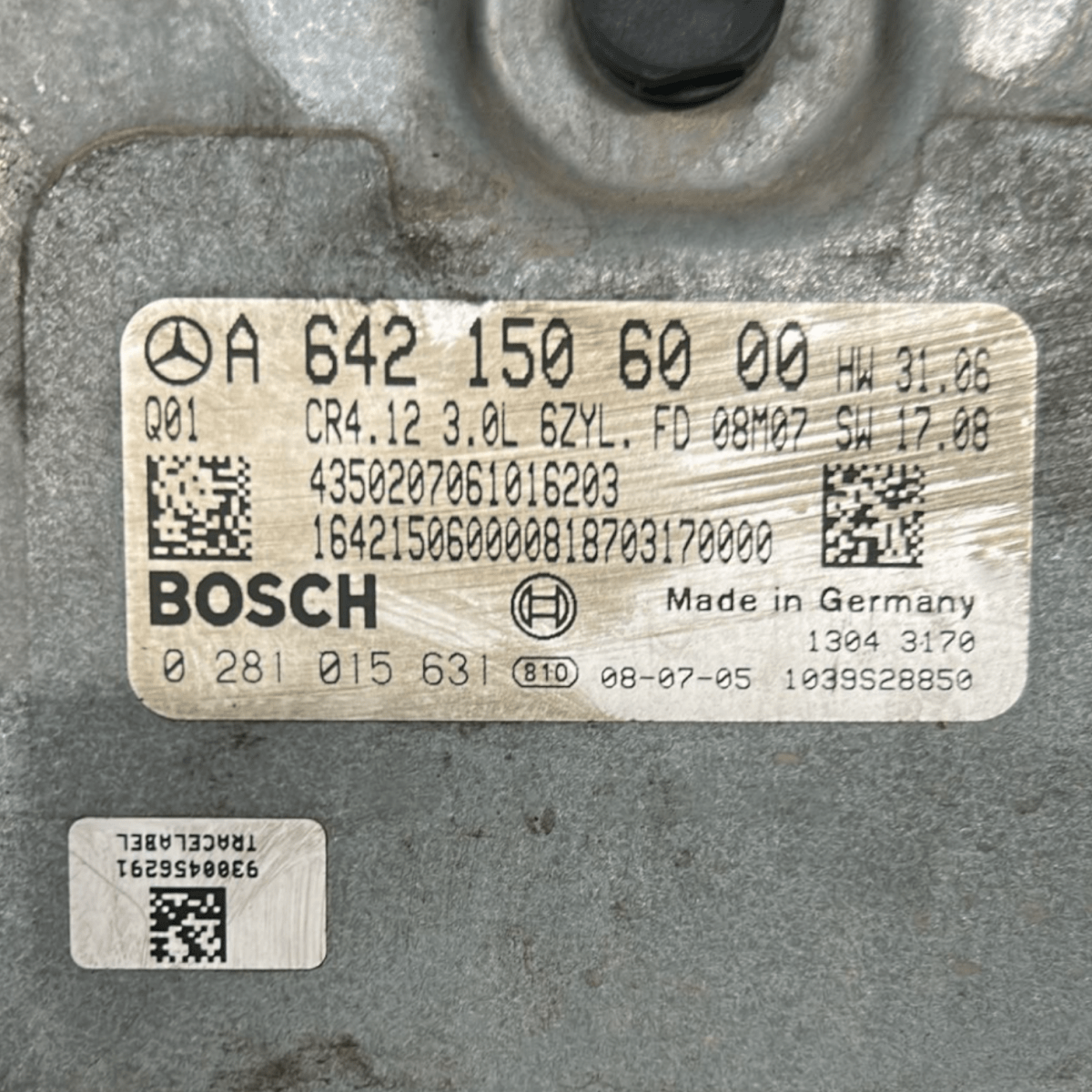 Centralina ecu motore mercedes benz ml 3.0 diesel cod:A6421506000 (2005 > 2011) - F&P CRASH SRLS - Ricambi Usati