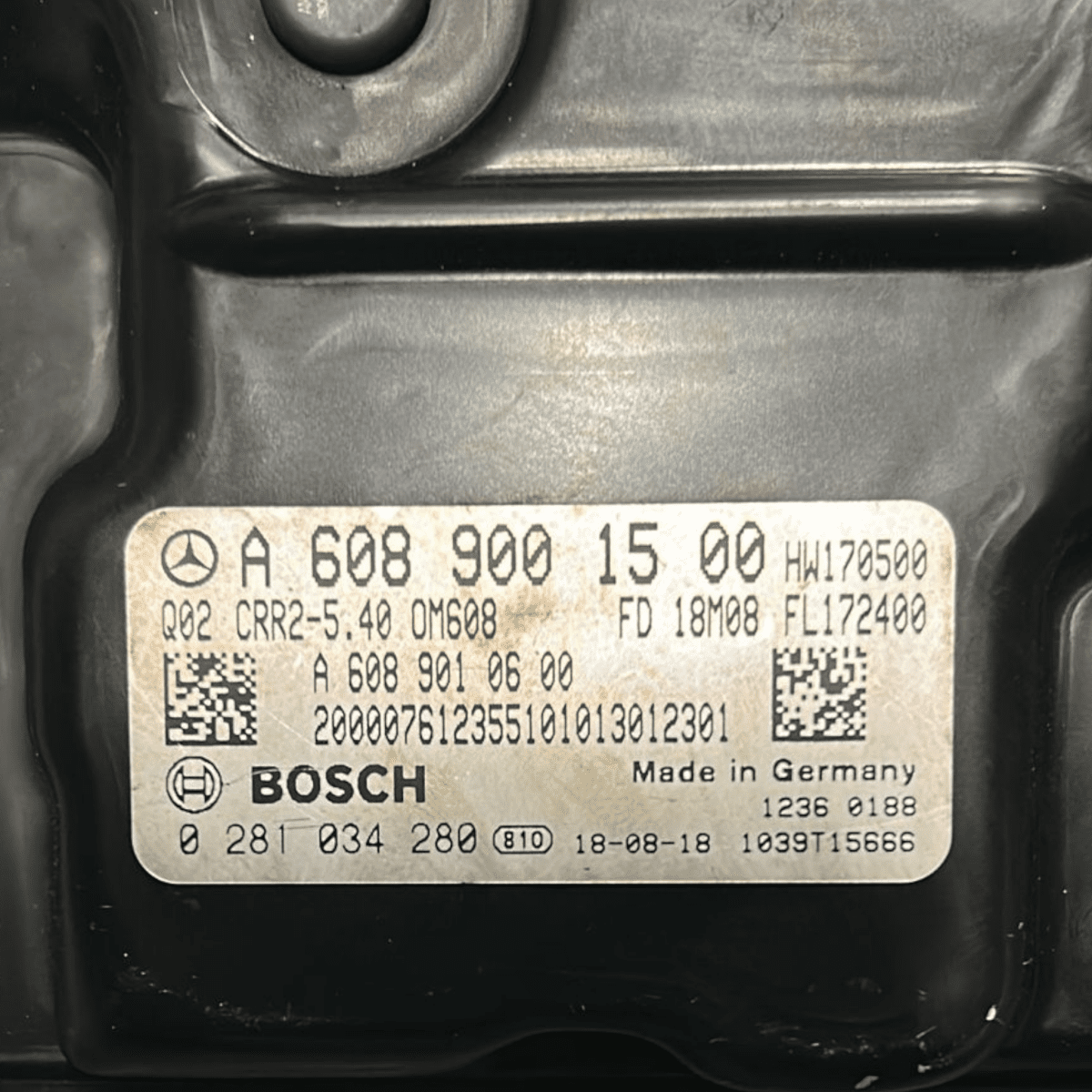 Engine ECU control unit Mercedes Class A W177 1.5 diesel code: A6089001500 (2018 >) - F&P CRASH SRL - Used Parts