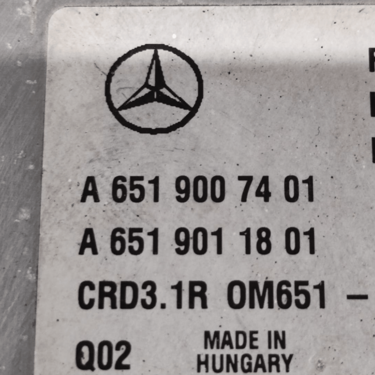 Centralina Ecu Motore Mercedes Classe E W212 2.2 Diesel COD: A6519007401 (2009 - 2016) - F&P CRASH SRLS - Ricambi Usati