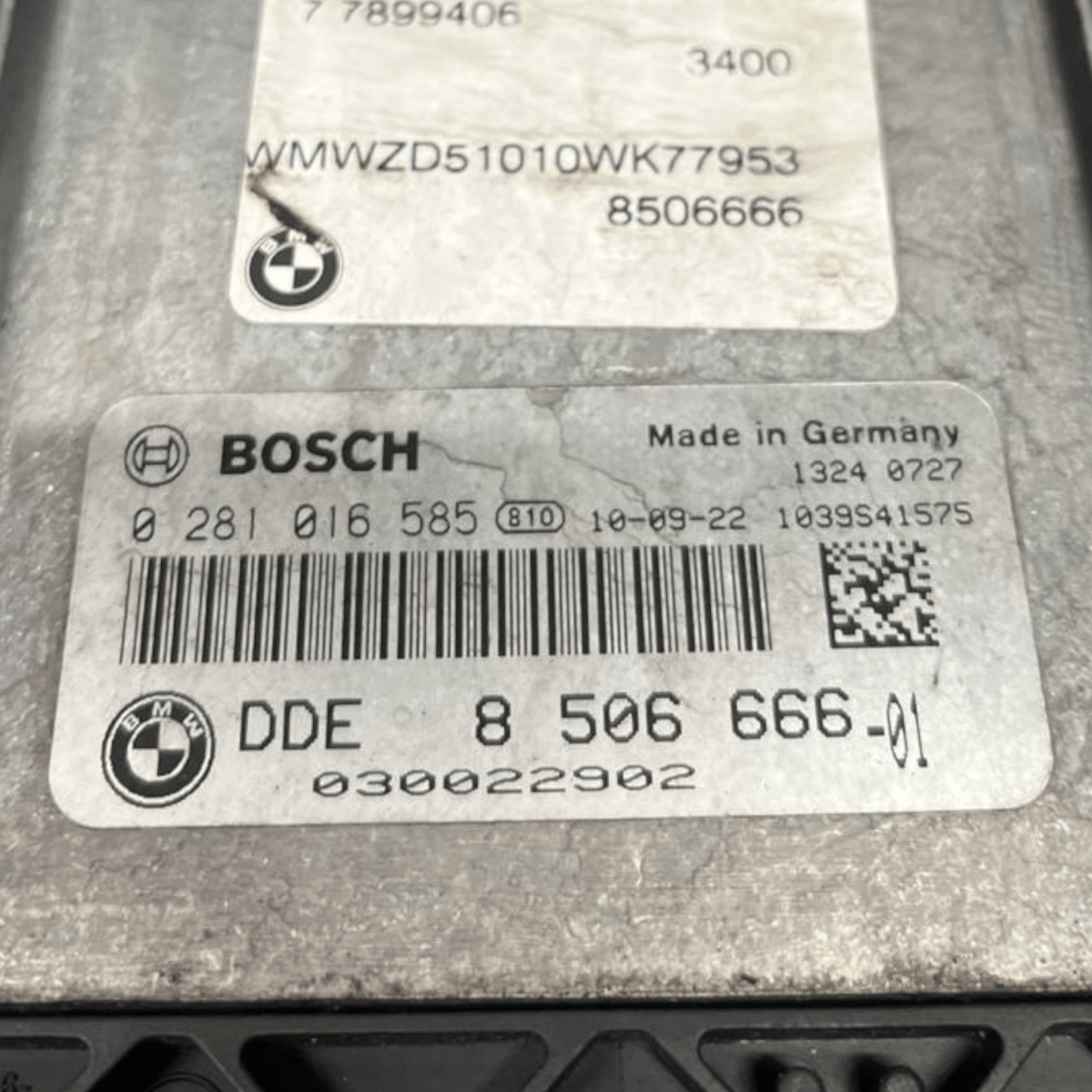 Centralina Ecu Motore Mini Countryman R60 1.6 Diesel (2010 al 2016) cod: 0281016585 / cod: 8506666 - 01 - F&P CRASH SRLS - Ricambi Usati