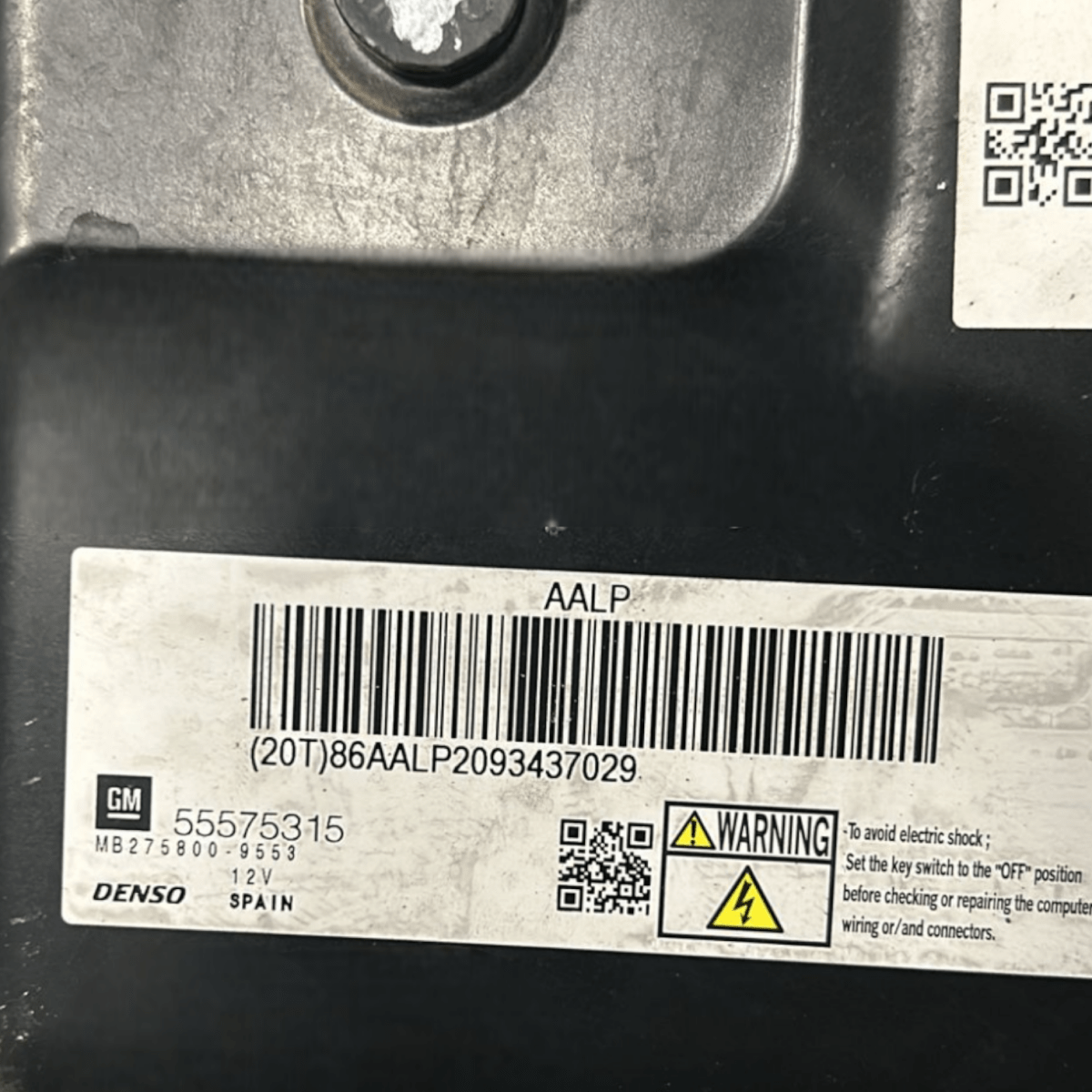 Centralina Ecu Motore Opel Astra J 1.7 Diesel cod:55575315 (2009 > 2015) - F&P CRASH SRLS - Ricambi Usati