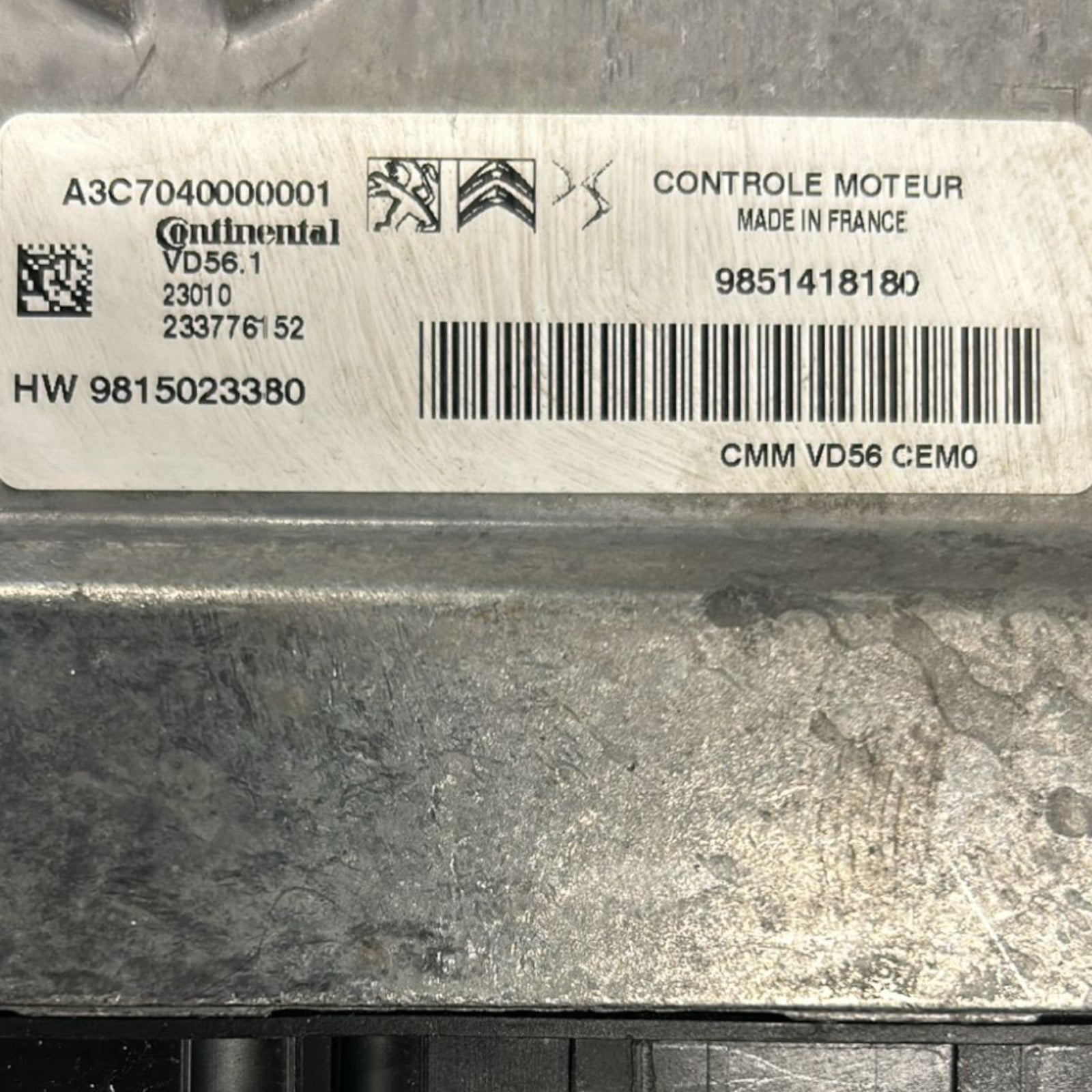 Centralina ECU Motore Opel Corsa F 1.2 Benzina cod:9851418180 (2019 >) - F&P CRASH SRLS - Ricambi Usati