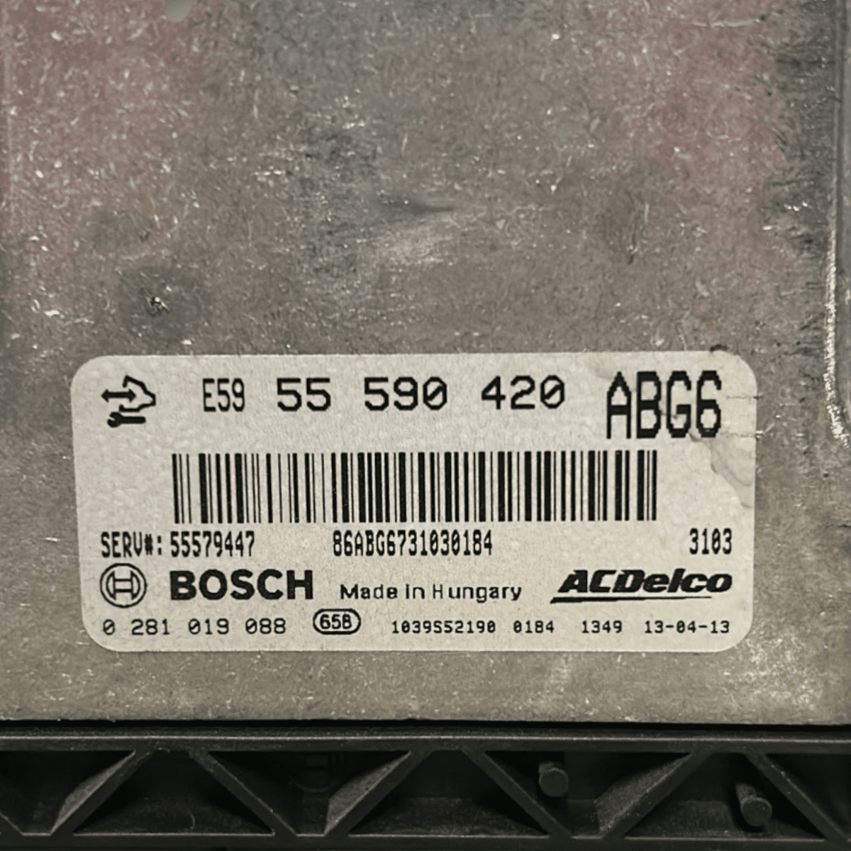 Engine ECU control unit Opel Insignia 2.0 diesel code: 55590420 (2008 > 2017) - F&P CRASH SRL - Used Parts