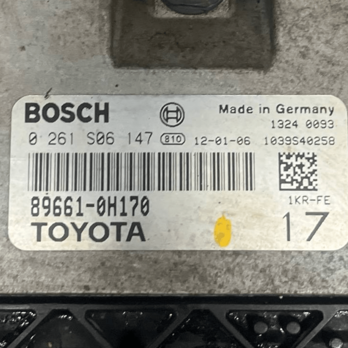 Centralina Ecu Motore Peugeot 107 1.0 Benzina (2005 al 2014) cod: 89661 - 0H170 / cod: 0261S06147 - F&P CRASH SRLS - Ricambi Usati