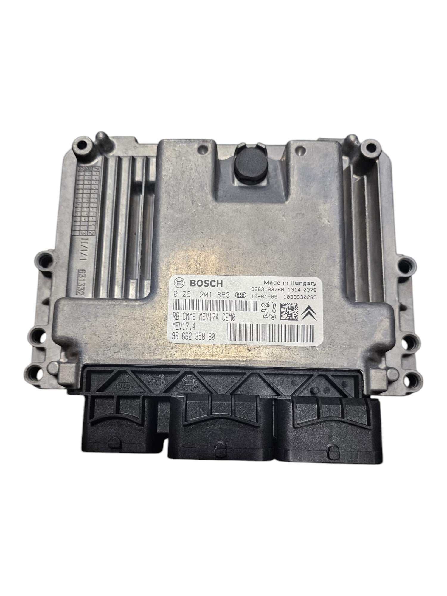 Centralina ECU Motore Peugeot 207 1.6 Benzina Cod:9663193780 (2006 - 2015) - F&P CRASH SRLS - Ricambi Usati
