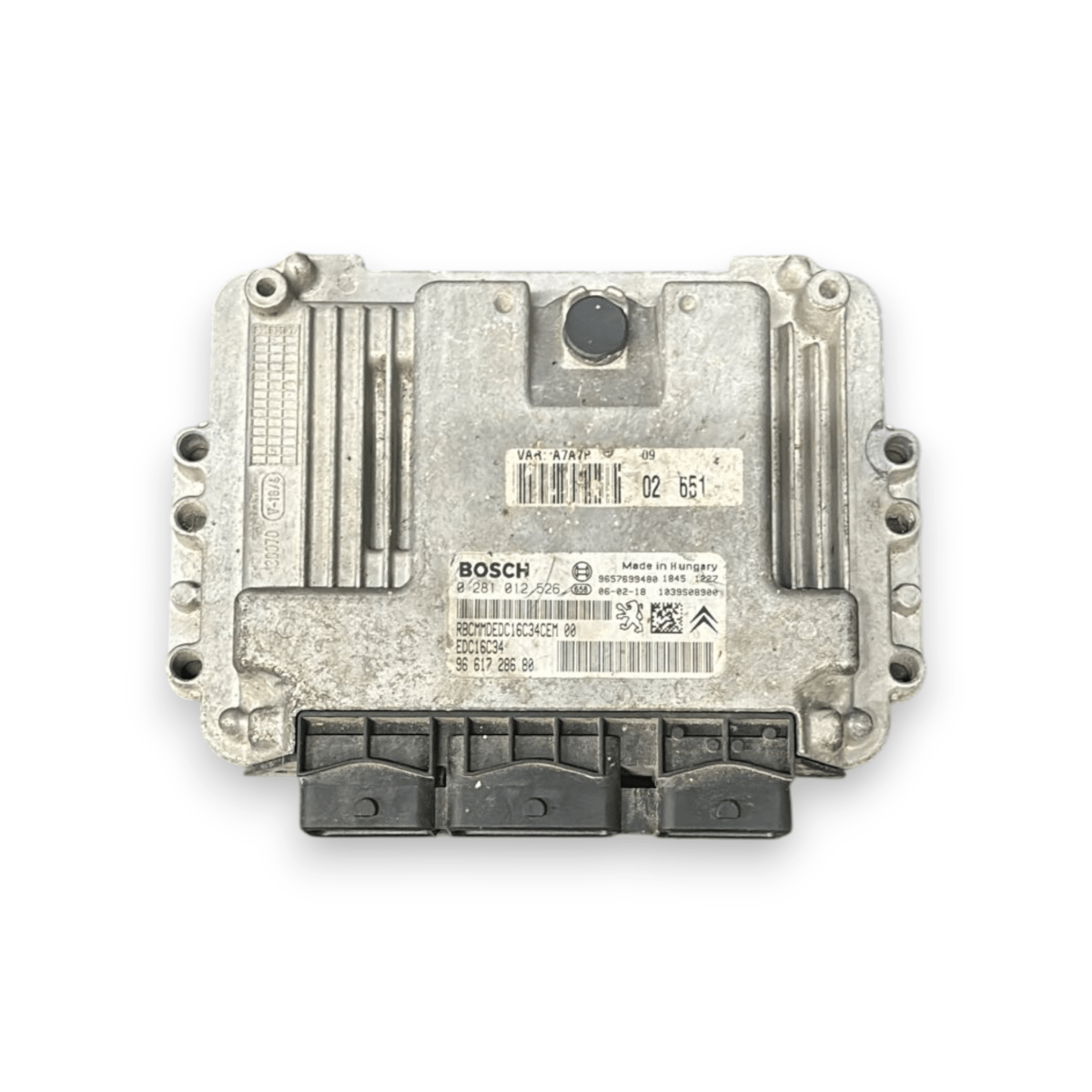 Centralina ecu motore peugeot 207 I 1.4 benzina cod:0281012526 (2006 - 2015) - F&P CRASH SRL - Ricambi Usati