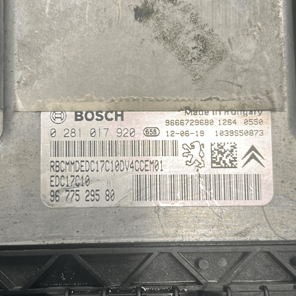 Centralina ECU Motore Peugeot 208 I cod.9677529580 1.4 Diesel (2012 > 2019) - F&P CRASH SRLS - Ricambi Usati