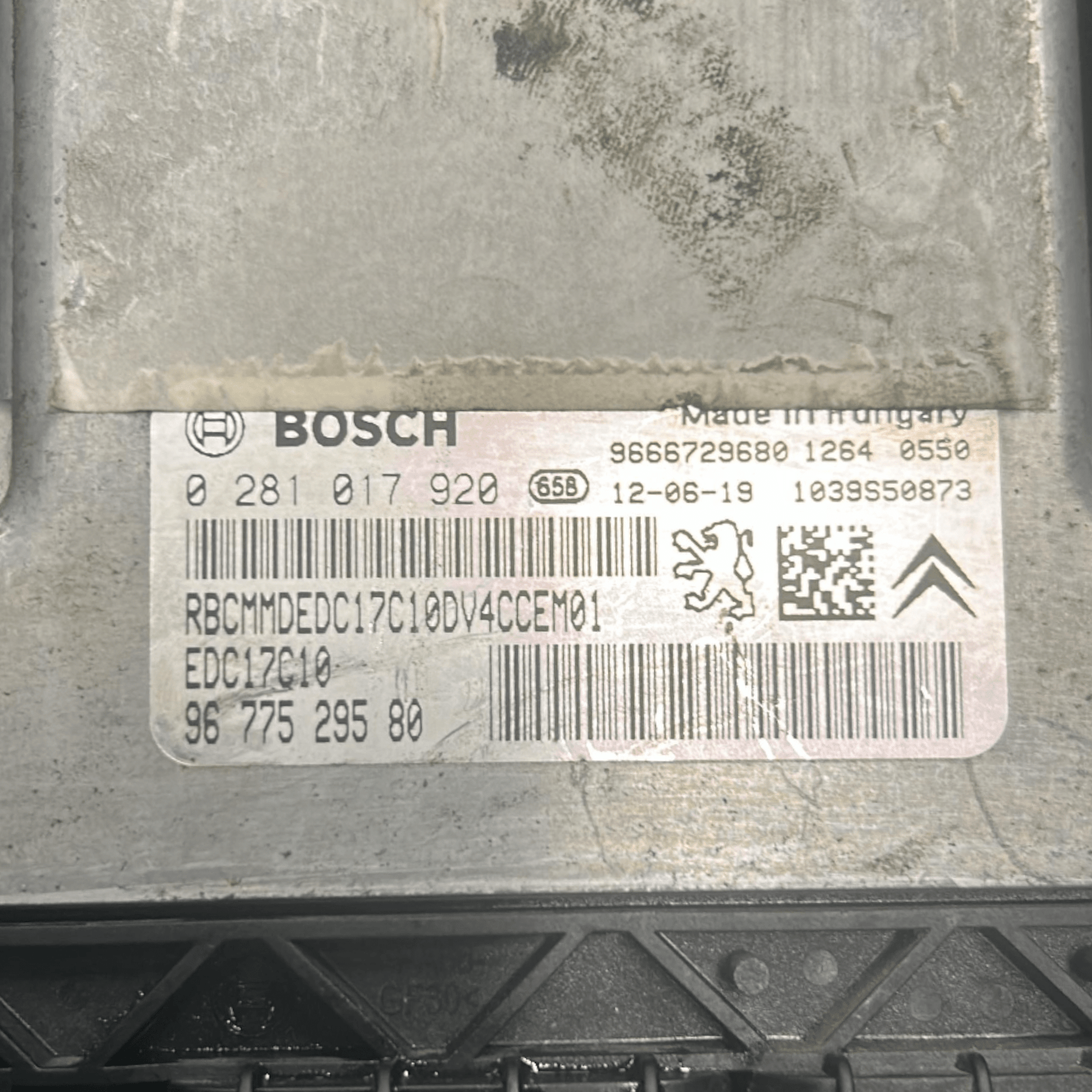 Centralina ECU Motore Peugeot 208 I cod.9677529580 1.4 Diesel (2012 > 2019) - F&P CRASH SRLS - Ricambi Usati