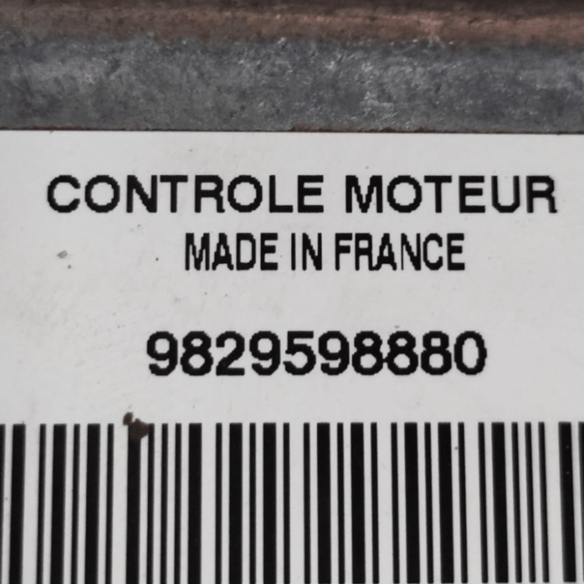 Centralina Ecu Motore Peugeot 208 II Serie 1.2 Benzina COD: 9829598880 (2019 - ) - F&P CRASH SRLS - Ricambi Usati