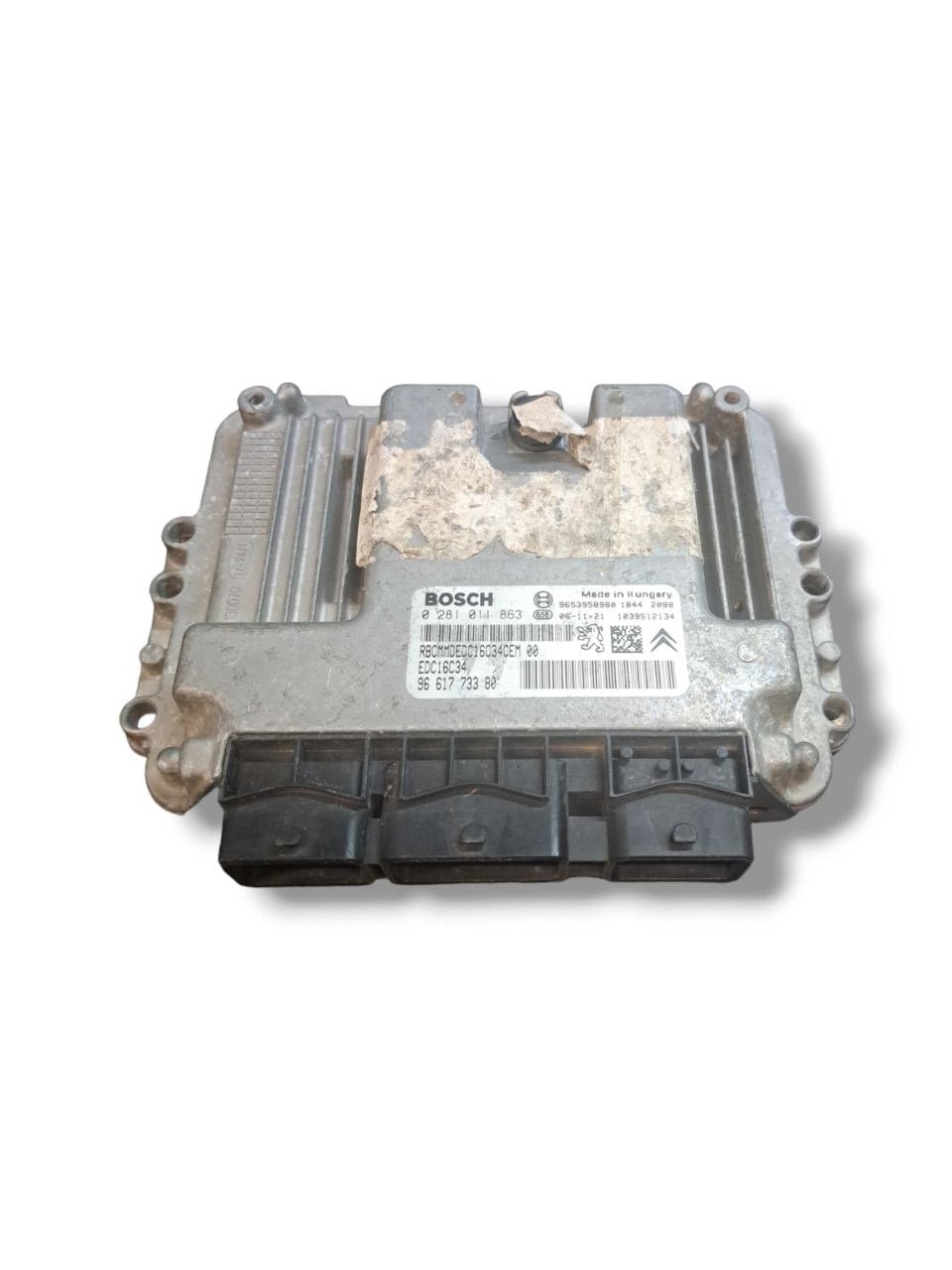 Centralina ecu motore Peugeot 307 1.6 HDI( 2004-2009) COD:0281011863 - F&P CRASH SRLS - Ricambi Usati