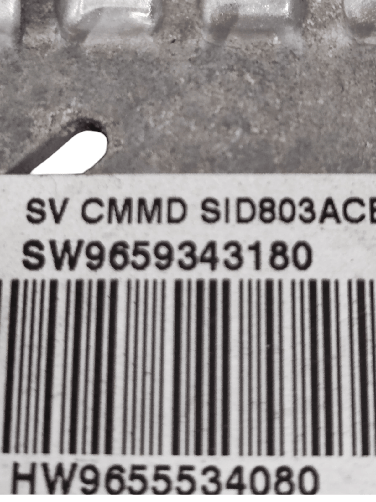 Centralina ECU Motore Peugeot 307 2.0 Diesel COD: 9659343180 (2001 - 2009) - F&P CRASH SRLS - Ricambi Usati