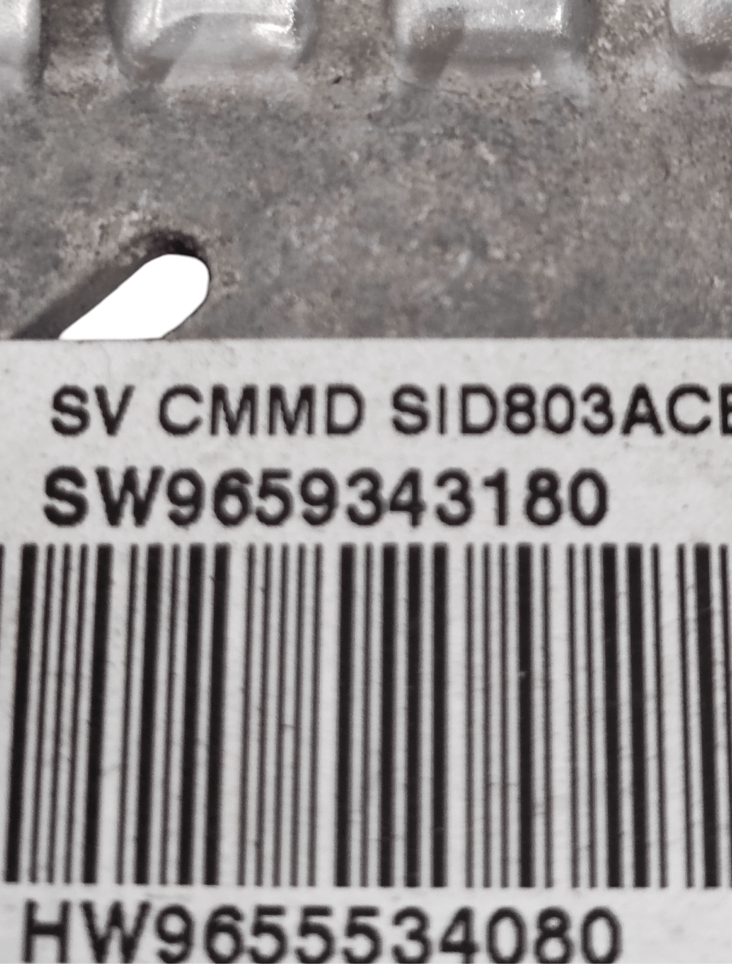 Centralina ECU Motore Peugeot 307 2.0 Diesel COD: 9659343180 (2001 - 2009) - F&P CRASH SRLS - Ricambi Usati