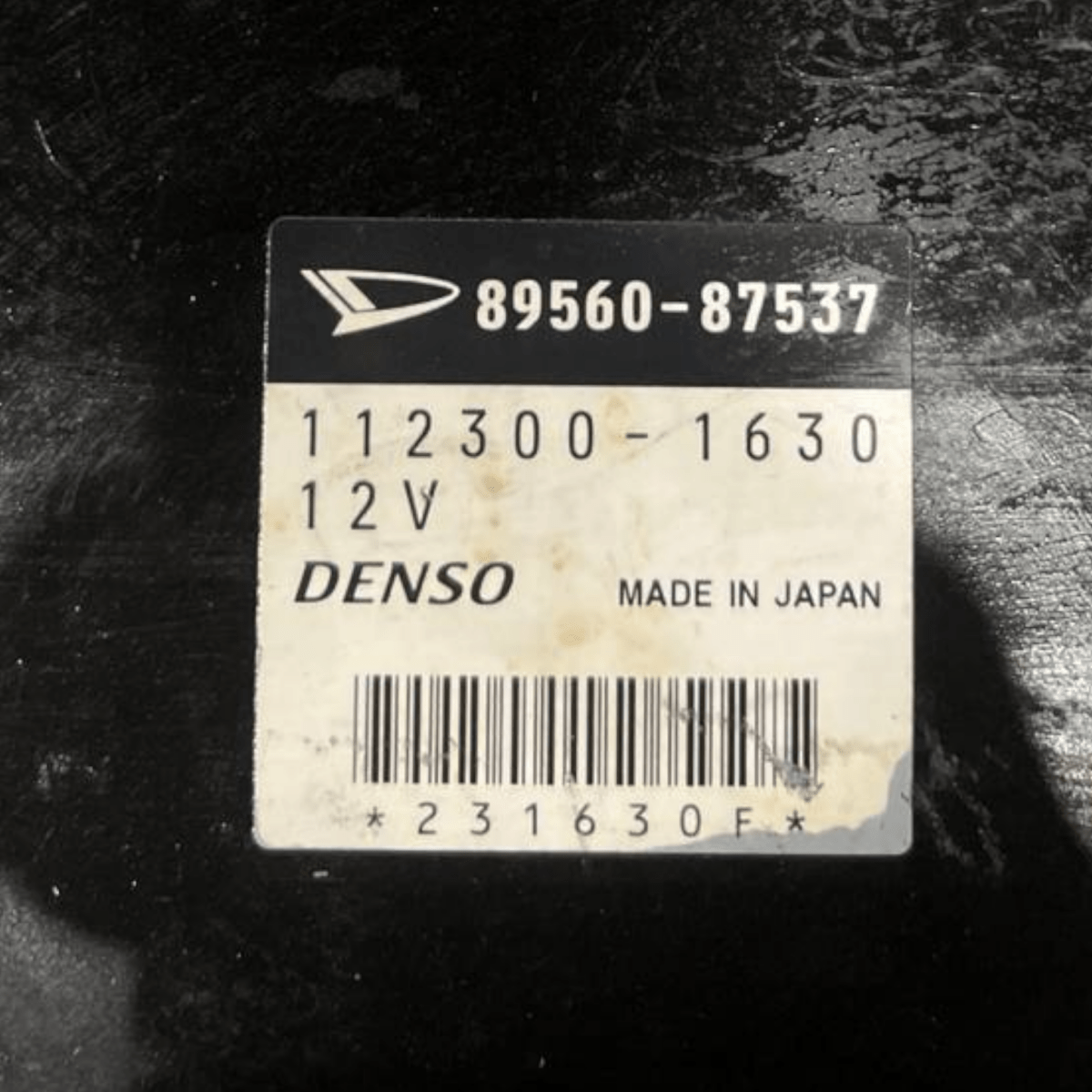 Centralina Ecu Motore Piaggio Porter 1.3 Benzina (1998 al 2005) cod: 89560 - 87537 / cod: 112300 - 1630 - F&P CRASH SRLS - Ricambi Usati