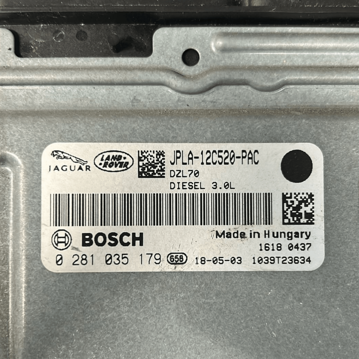 centralina ecu motore range rover sport l494 3.0 diesel cod:jpla - 12c520 - pac (2018 > 2022) - F&P CRASH SRL - Ricambi Usati