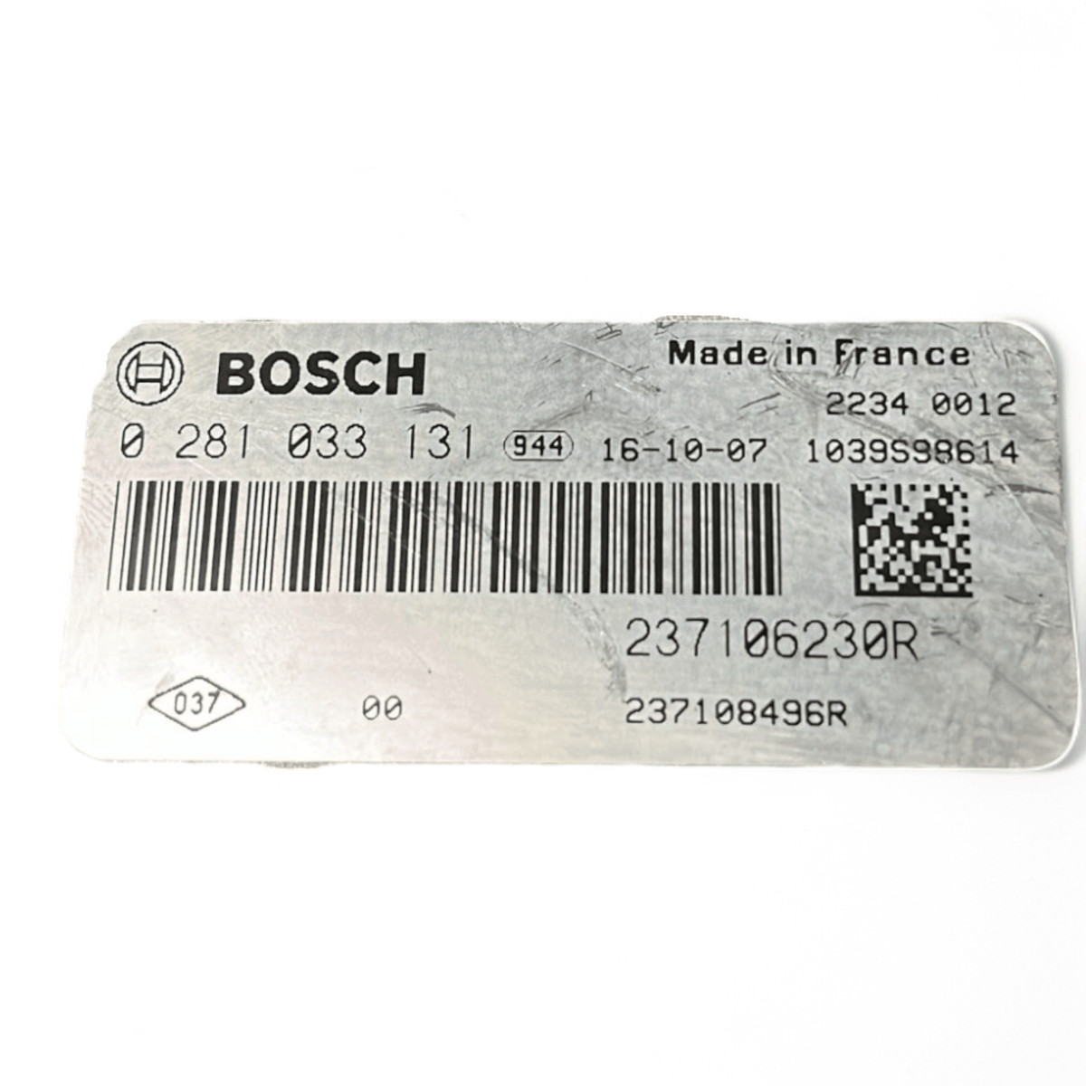 Centralina Ecu motore Renault Espace 1.6 diesel cod.237106230R / 0281033131 (2015 - 2023) - F&P CRASH SRLS - Ricambi Usati