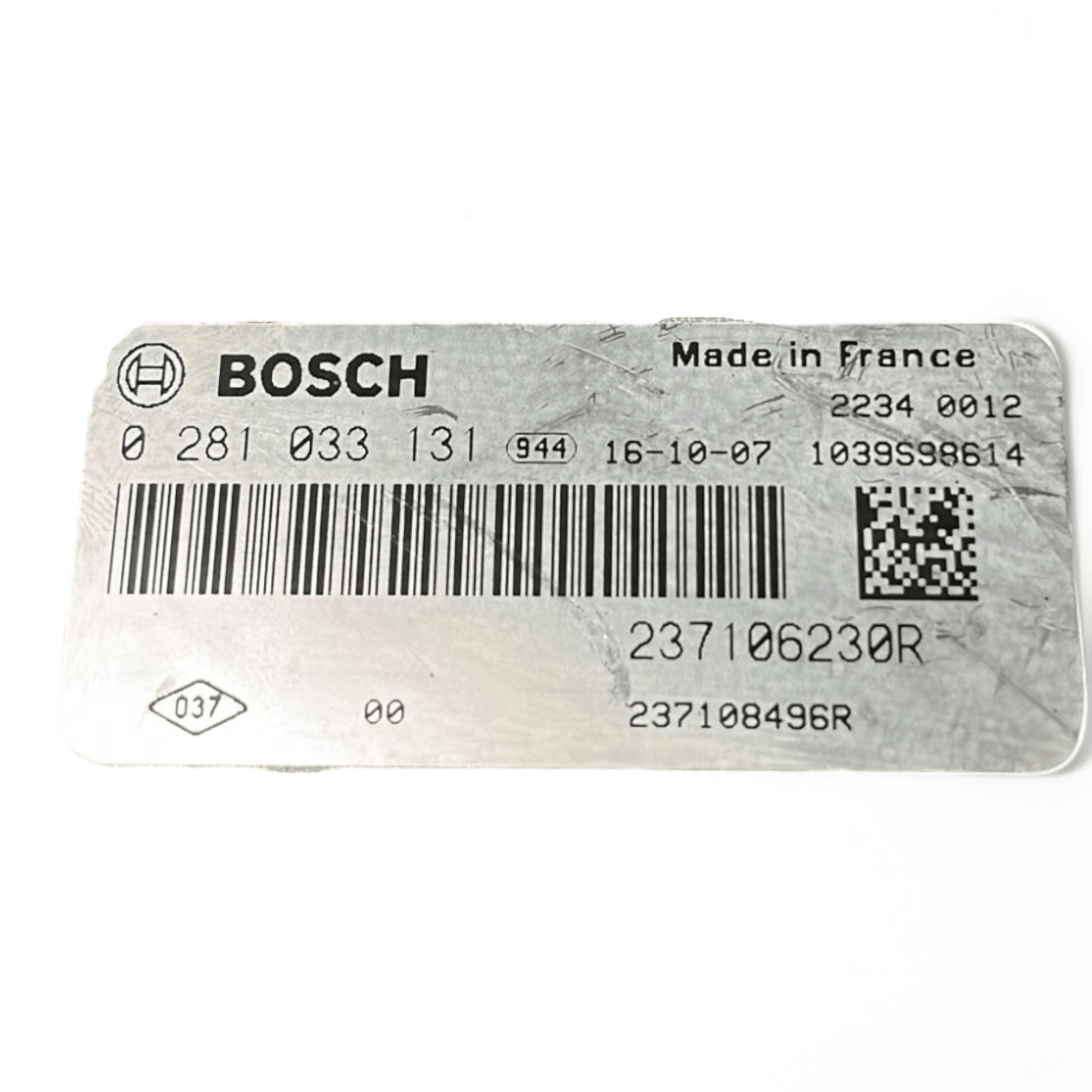 Centralina Ecu motore Renault Espace 1.6 diesel cod.237106230R / 0281033131 (2015 - 2023) - F&P CRASH SRLS - Ricambi Usati